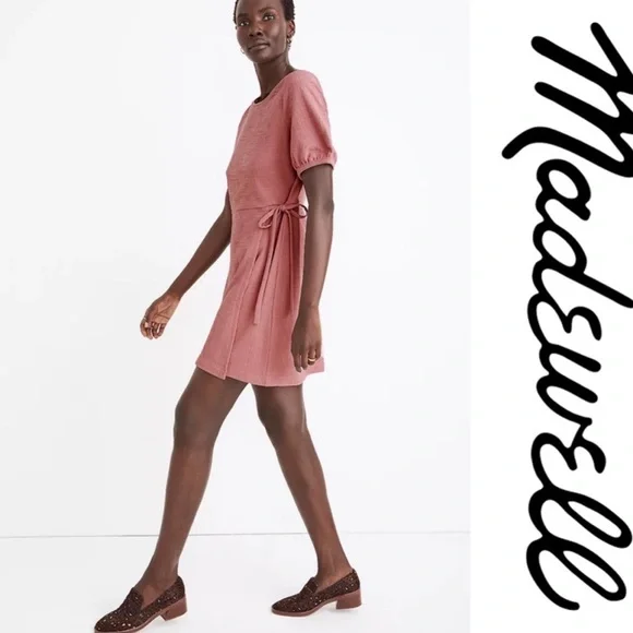 Madewell Texture and Thread wrap dress small - Picture 3 of 10